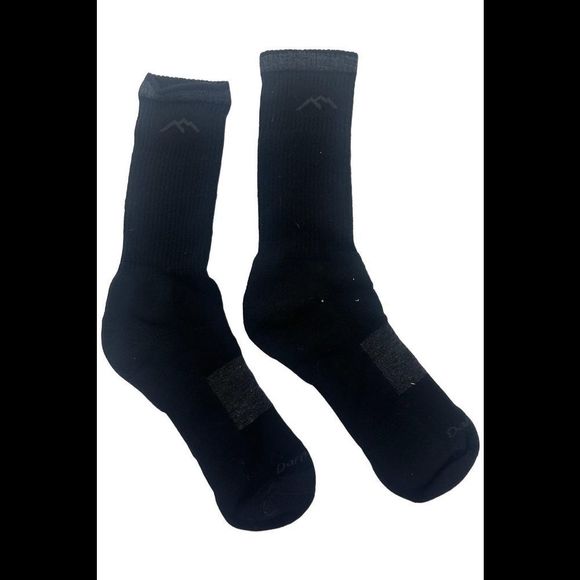 Darn Tough Women's Solid Basic Crew Lightweight Sock Black - Picture 1 of 1